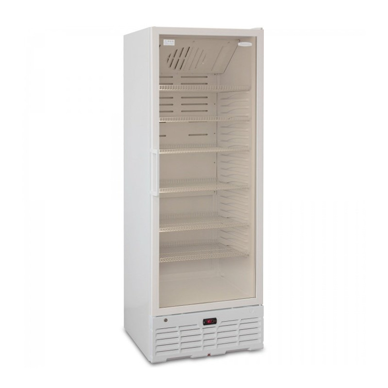 Фармацевтический холодильник Бирюса-450S-R со стеклянной дверью