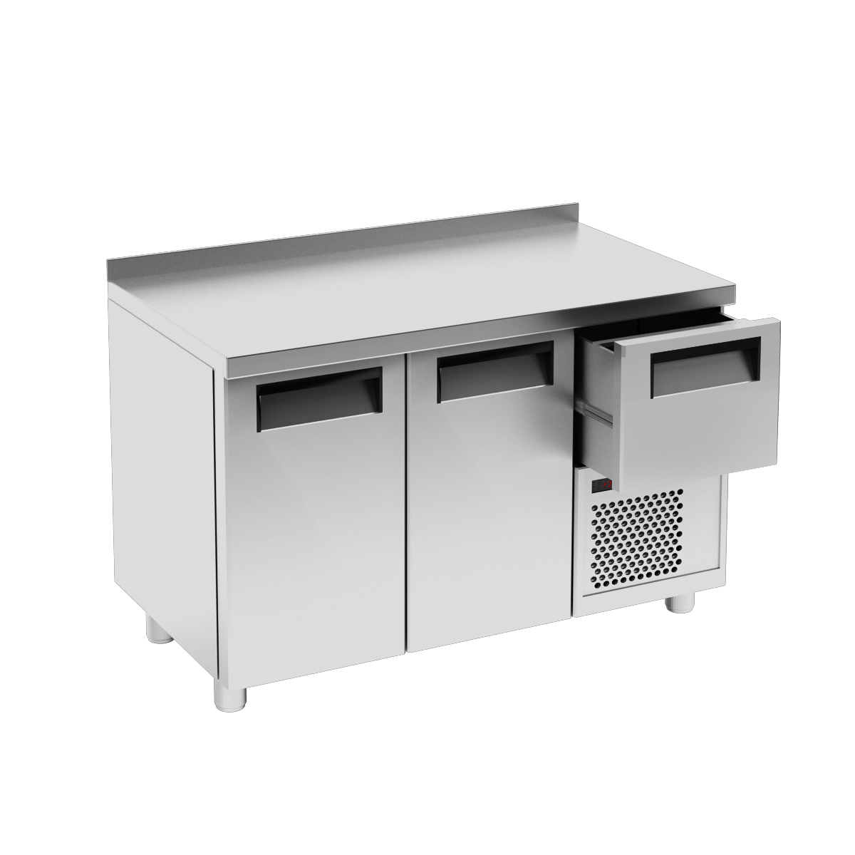 картинка Холодильный барный стол T57 M2-1 9006-1(2)9 (BAR-250 Carboma)