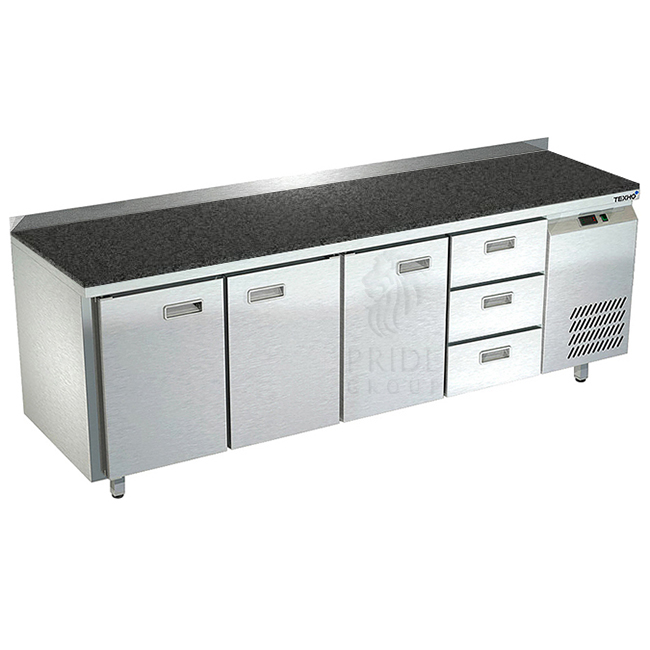 Холодильный стол Техно-ТТ СПБ/О-422/33-2206 3 двери 3 ящика