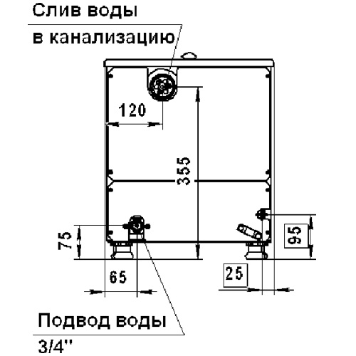 Кипятильник непрерывного действия (проточный) электрический КНДЭ-130