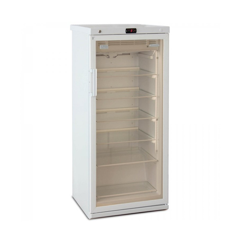 Фармацевтический холодильник Бирюса-250S-G со стеклянной дверью