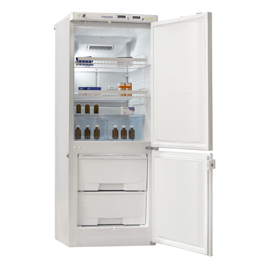 Холодильник лабораторный "POZIS" ХЛ-250-1 мет/мет