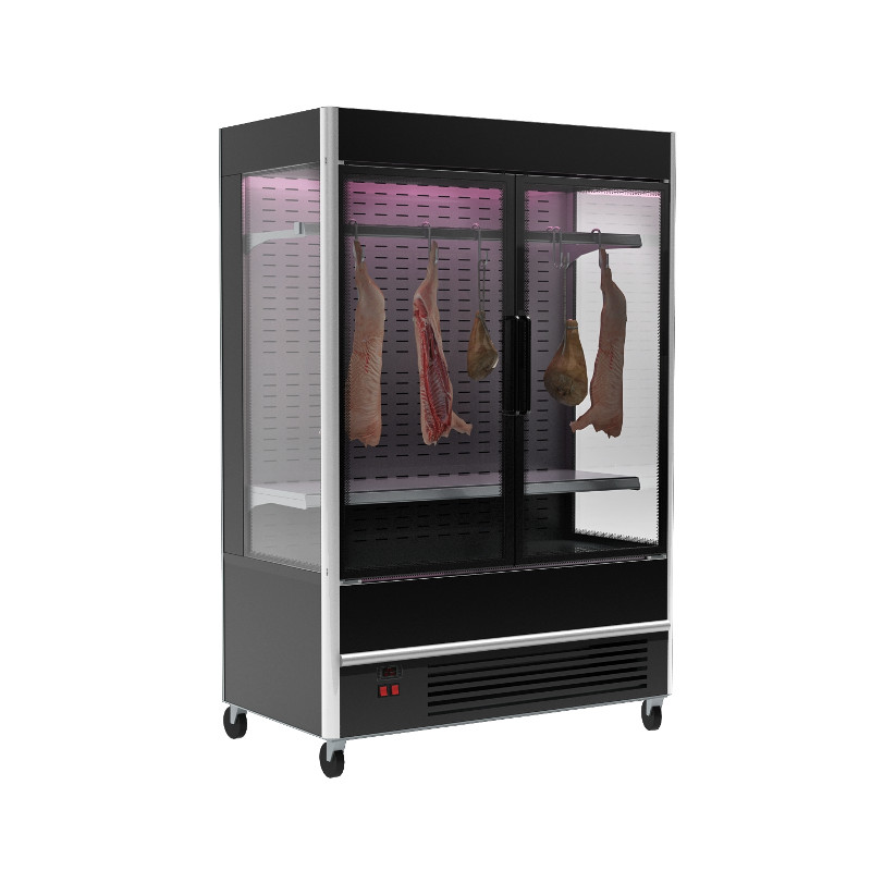 Витрина холодильная Carboma FC 20-07 VV 0,7-3 X7 9005 для демонстрации мяса