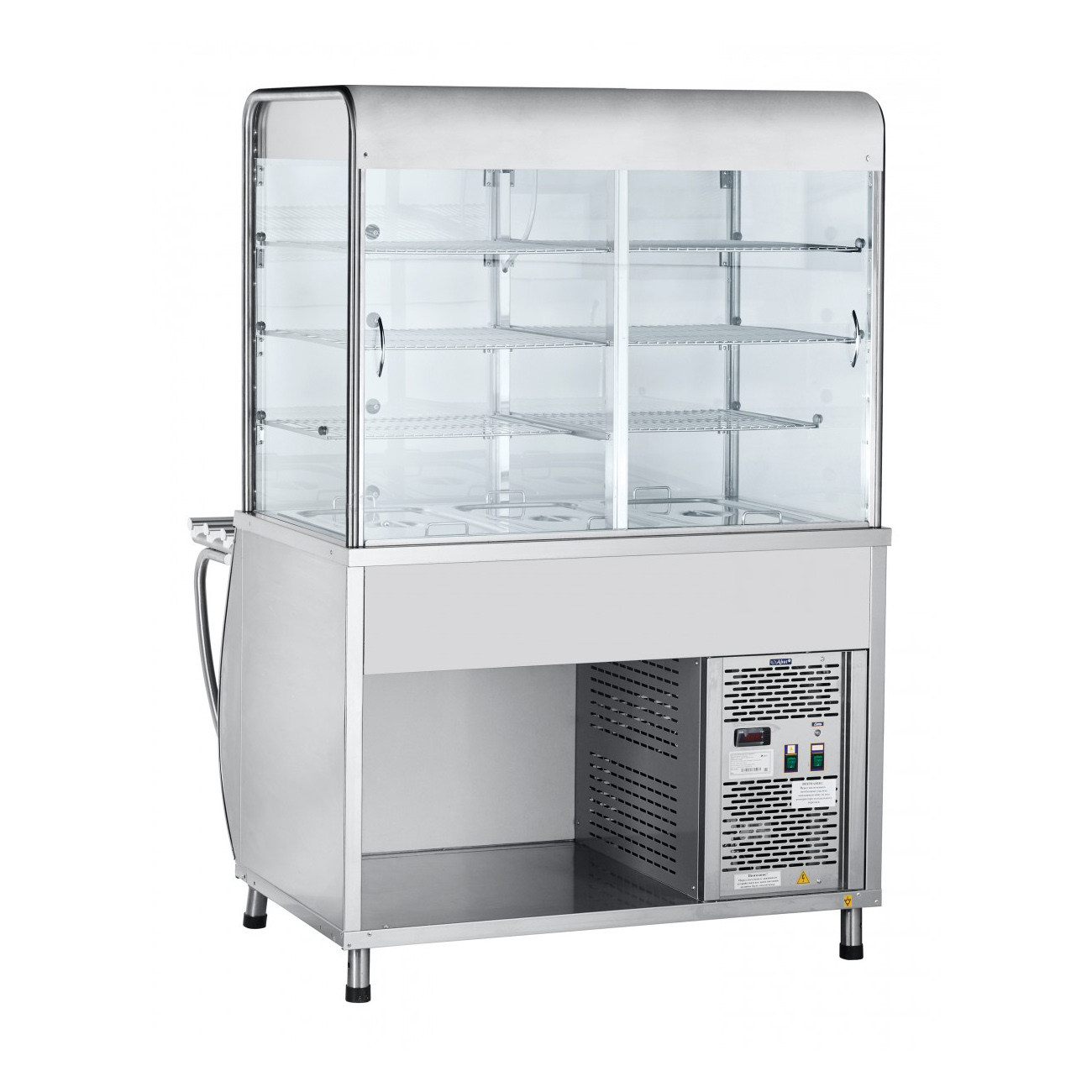 картинка Прилавок-витрина холодильный Abat ПВВ(Н)-70М-С-01-НШ