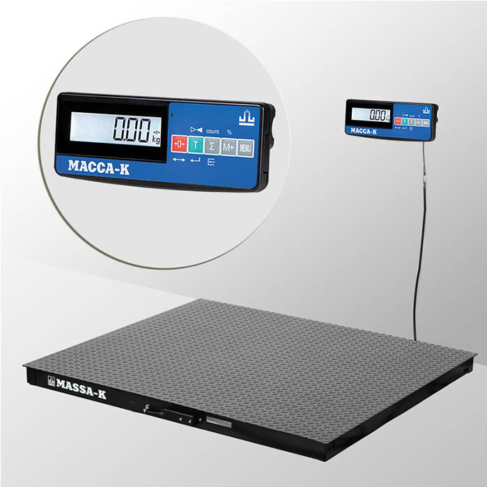 картинка Весы платформенные Масса-К 4D-PМ-15/15-3000-A(RUEW) с интерфейсами RS, USB, Ethernet, WiFi