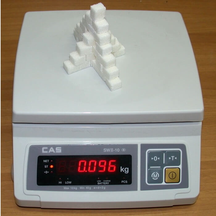 Весы электронные порционные CAS SW II-5 1 дисплей
