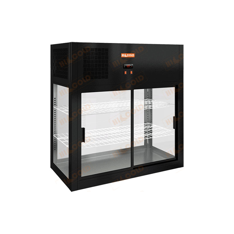 картинка Настольная островная холодильная витрина HICOLD VRH O 990 Bronze / Beige / Brown / Black