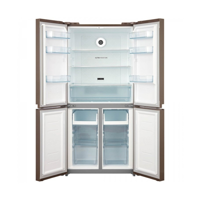 картинка Холодильник-морозильник Бирюса CD 466 GG бежевое стекло