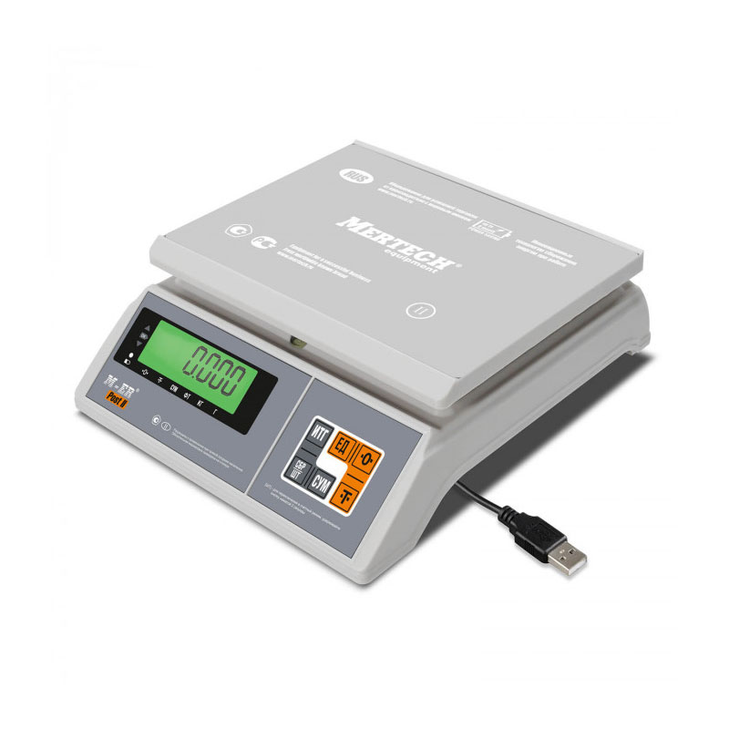 Порционные весы Mertech M-ER 326 AFU-32.1 "Post II" LCD USB-COM
