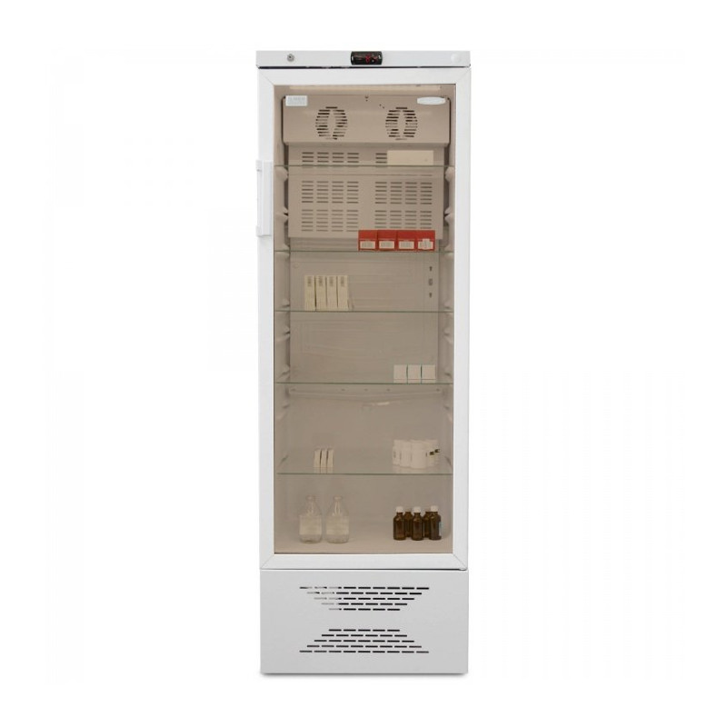 Фармацевтический холодильник Бирюса-350S-G со стеклянной дверью