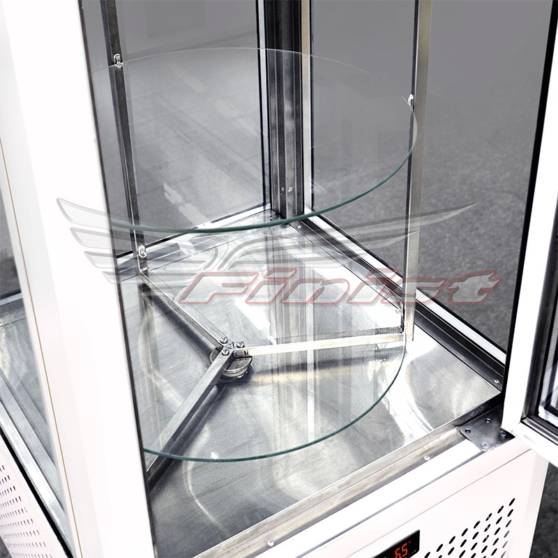 Вертикальная кондитерская холодильная витрина Finist Nataly N-1500 мм нержавеющая сталь