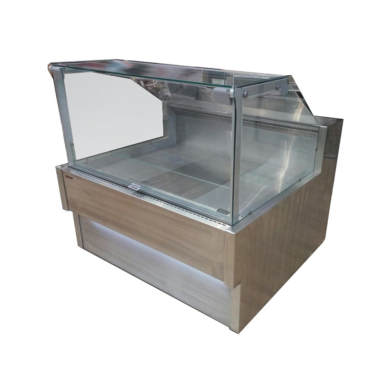 картинка Холодильная витрина Берн Куб ВС44-УН90 Ариада наружный угол с выносным агрегатом