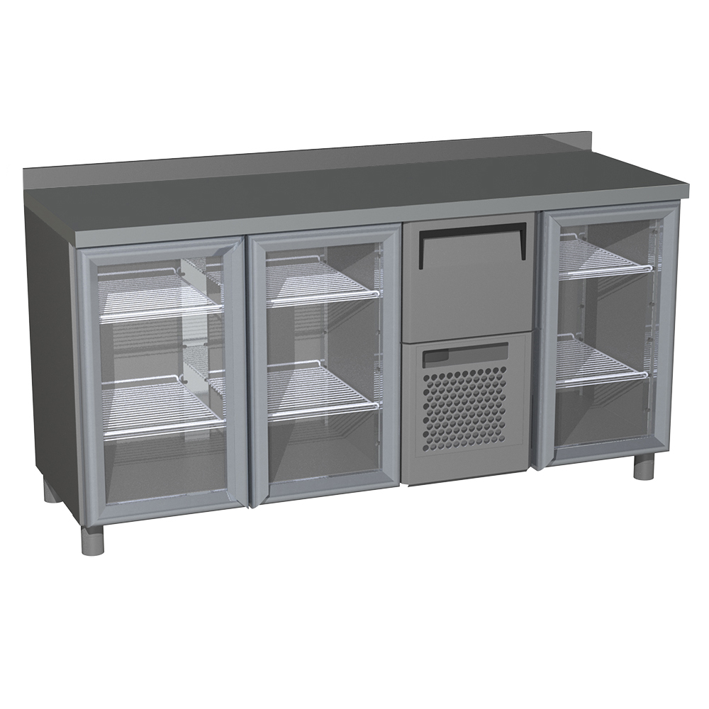 Холодильный барный стол T57 M3-1-G 0430-19 (BAR-360С Carboma)