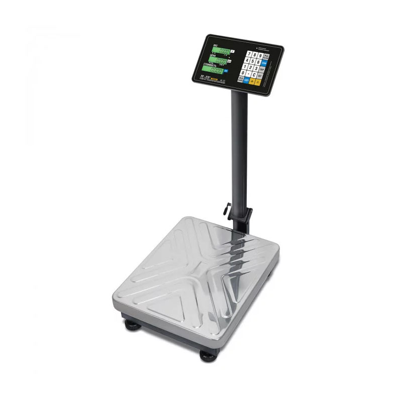 Торговые весы Mertech M-ER 333 ACP-300.50/100 "TRADER" с расчетом стоимости товара LCD
