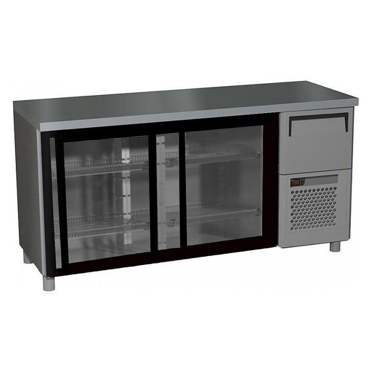 картинка Холодильный барный стол T57 M2-1-C 0430 (BAR-360К Carboma)