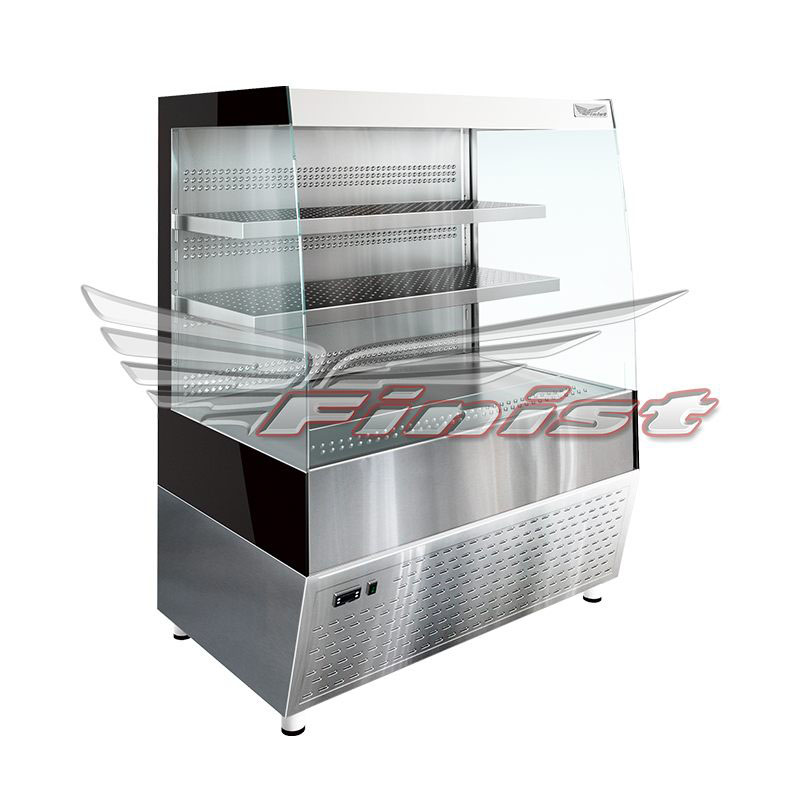 Напольная холодильная витрина-горка FINIST ELEGY INOX Ei3/1345 нержавеющая сталь