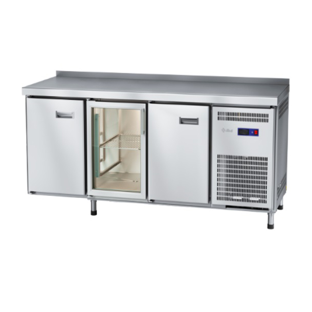Стол холодильный Abat СХН-60-02 (дверь, дверь-стекло, дверь)