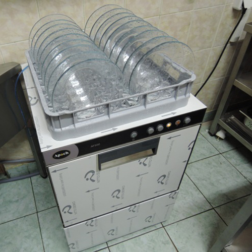 Машина посудомоечная фронтальная Apach AF500 с помпой