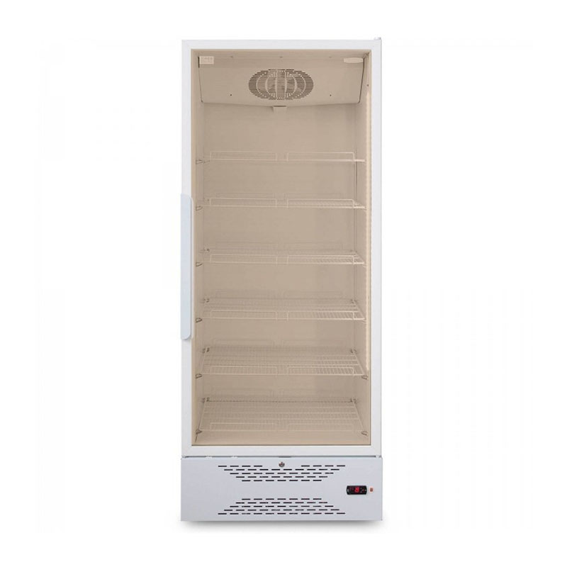 Фармацевтический холодильник Бирюса-750S-R со стеклянной дверью