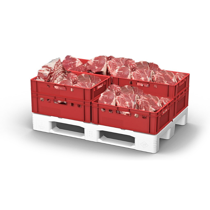картинка Ящик для мяса Plast Е1 глубокой заморозки 600x400x120