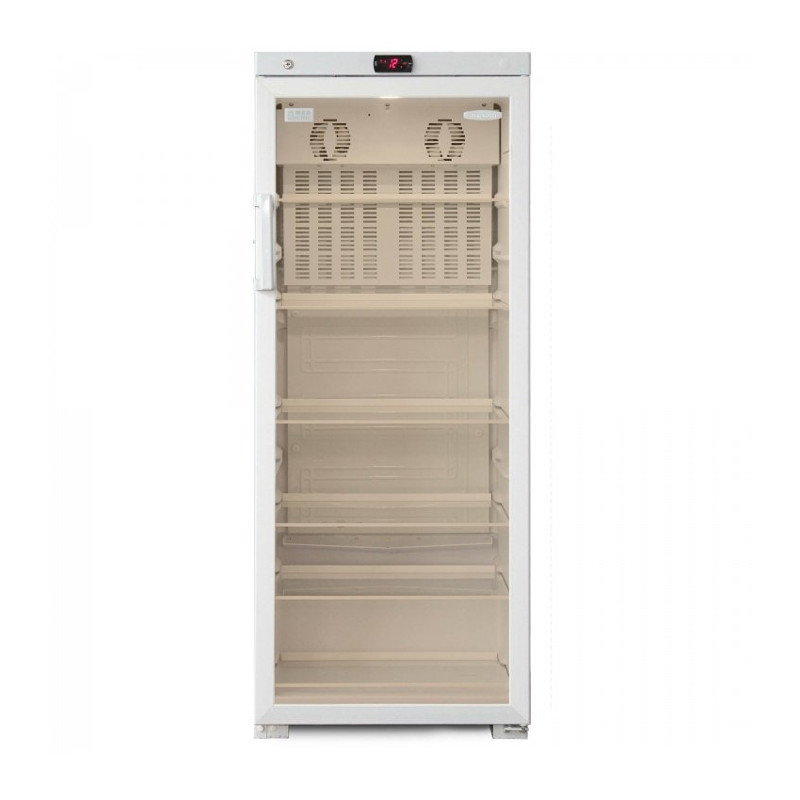 Фармацевтический холодильник Бирюса-280S-G со стеклянной дверью