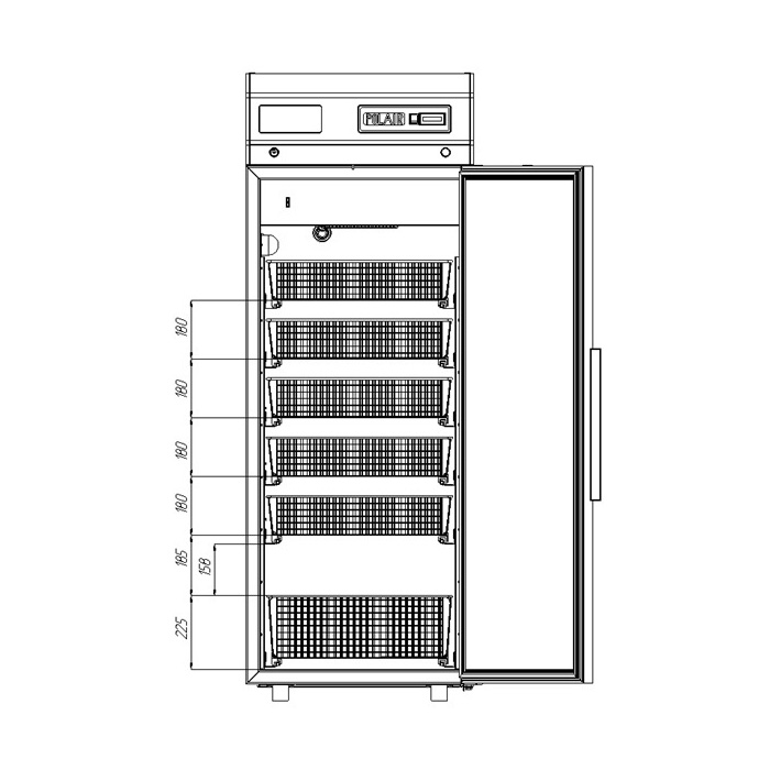 картинка Шкаф фармацевтический холодильный Polair ШХФ-0,7