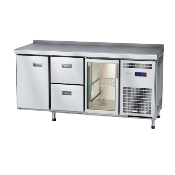 Стол холодильный Abat СХН-70-02 (дверь, ящики 1/2, дверь-стекло)