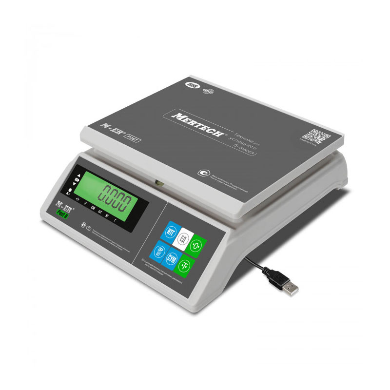 Порционные весы Mertech M-ER 326 AFU-15.1 "Post II" LCD USB-COM