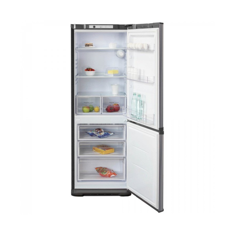 Холодильник-морозильник Бирюса I633 нержавеющая сталь