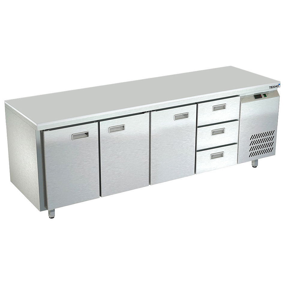 Холодильный стол Техно-ТТ СПБ/О-522/33-2206 3 двери 3 ящика