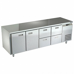 картинка Холодильный стол Техно-ТТ СПБ/О-122/24-2207 2 двери 4 ящика
