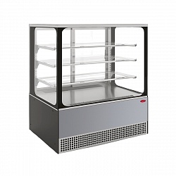 картинка Витрина холодильная МХМ Veneto VS-1,3 Cube нержавейка