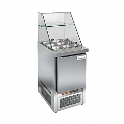 картинка Стол холодильный для салатов HICOLD SLE3-1GN высокое стекло