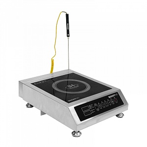 картинка Плита индукционная Kocateq ZLIC 3500 NW PROBE с 1 зоной нагрева и проводным термощупом