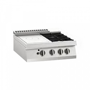 картинка Плита со сплошной поверхностью газовая 900 серии Apach Chef Line SLRSTG89R2DX